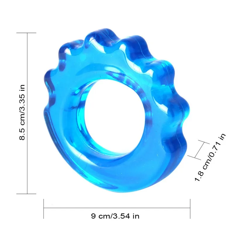 Спортивные Grip rubber ring ладони удар палец реабилитации хват тренировочный кольцо случайный цвет