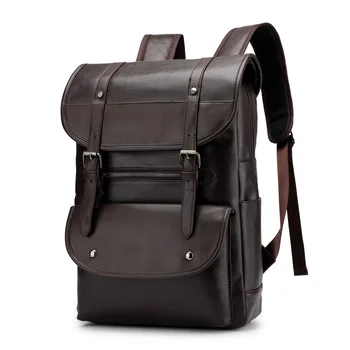 

Fashion New Men Backpack Male Travel Backpack Mochilas School Mens Leather Business Bag Large Laptop Shopping Travel Bag