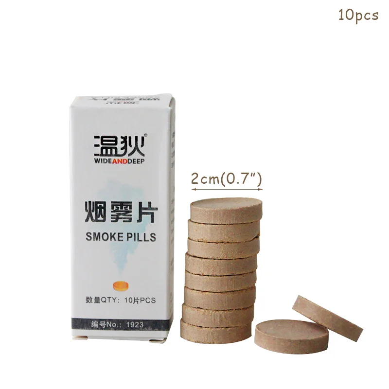 10pcs Cake Smoke Pills Halloween Decoration Drama Exhibition White Smoke Bomb Pills Props Wedding Party Decor background Fog 10pcs Cake Smoke Pills Halloween Decoration Drama Exhibition White Smoke Bomb Pills Props Wedding Party Decor background Fog