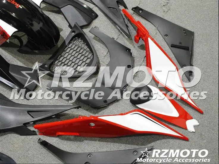 4 подарки ABS литья под давлением полный обтекатель комплект подходит для Aprilia RSV4 1000 2009- 09 10 11 12 13 14 набор на заказ красный белый