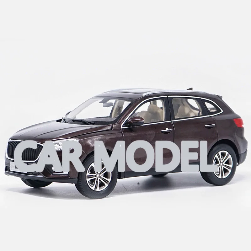 1:18 весы игрушечные машинки из сплава BORGWARD BX7 модель автомобиля SUV для детей