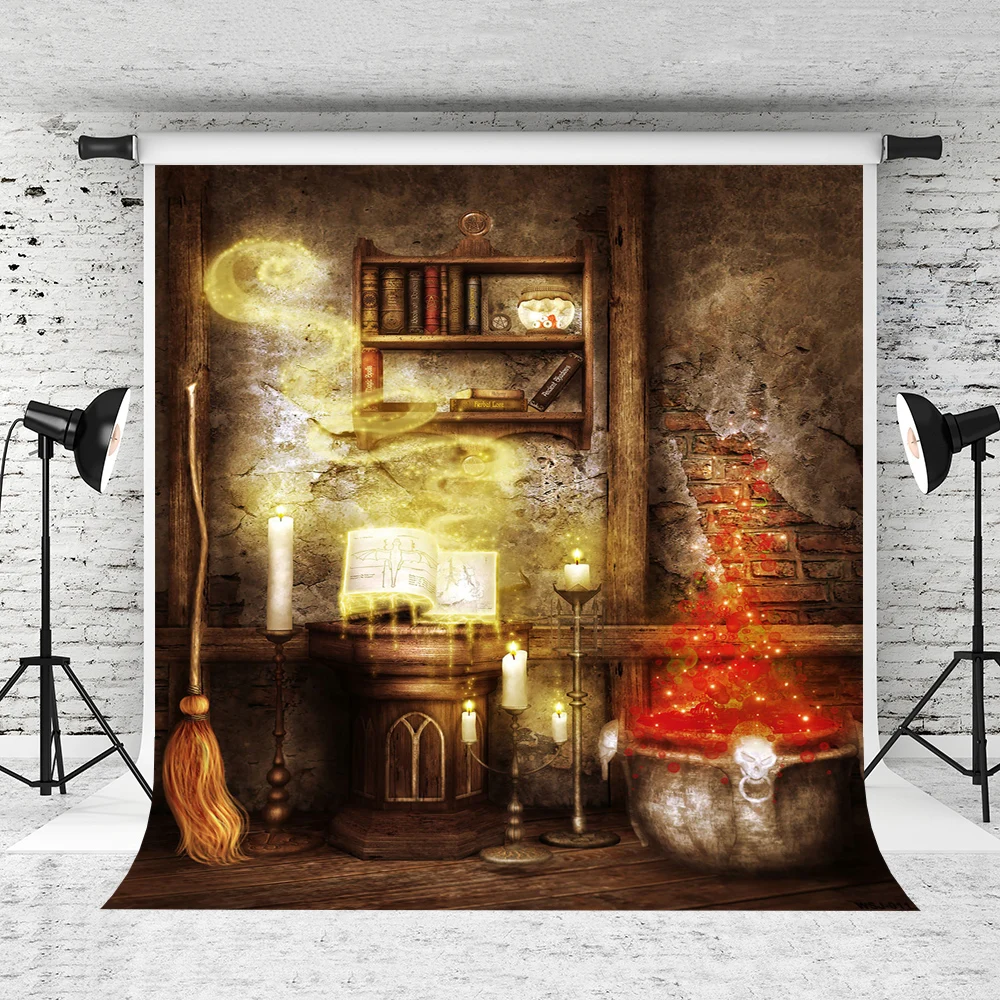 VinylBDS 5x7ft photography backdrops Mofawu magic potion halloween backdrop fundo fotografico WSJ-011 | Электроника