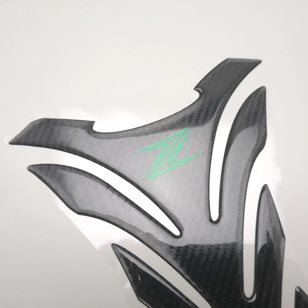 3D карбон Мотоцикл Танк Pad протектор наклейки чехол для Kawasaki Z750 Z1000 GTR1400 ZG1400