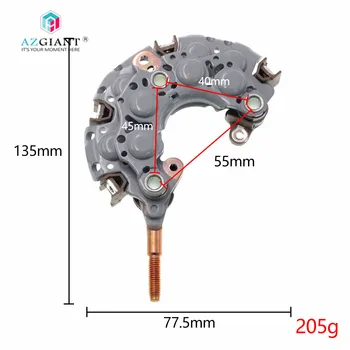 

AZGIANT For Corolla Toyota Camry Corolla Cherokee Vios Reiz Crown Auto Generator Diode Alternator Rectifier Bridge