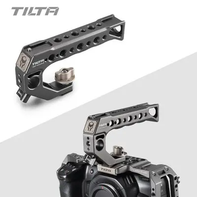 Tilta TA-T01-A-G чехол для камеры все наборы аксессуаров для BMPCC 4K камера Верхняя ручка деревянная боковая ручка F970 Батарейная пластина - Цвет: only handle