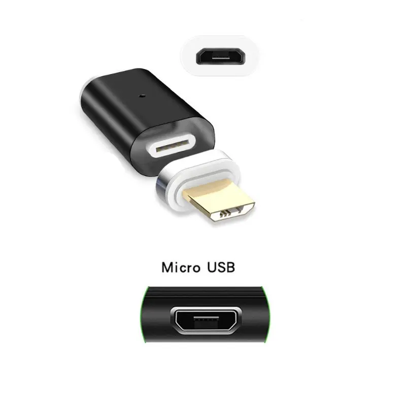 Магнитный Micro USB адаптер для передачи данных и зарядки для samsung huawei Xiaomi htc Android смартфон планшет