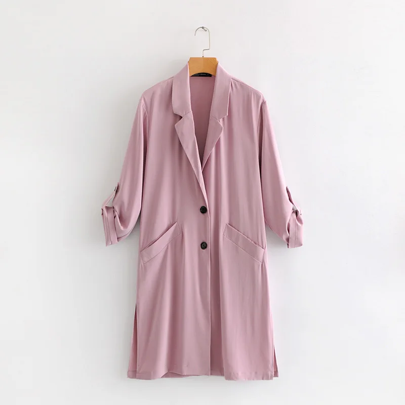 AliExpress EBay,, осень, стиль, Европа и Америка, женское платье, костюм, воротник, Тренч, пальто средней длины