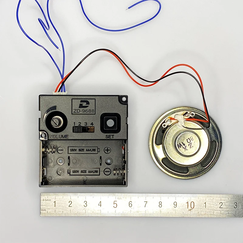 12888 Trigger Pendulum type Movement 6mm Screw length step Movement With Music box Speaker and Hands Clock Accessory DIY Kits