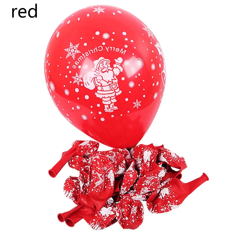 10 шт. 10 дюймов латексные красные/зеленые модные воздушные шары, рождественские украшения, вечерние воздушные шары круглой формы, украшения, аксессуары