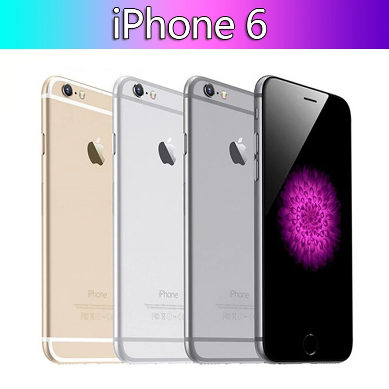  used Phone Apple iPhone 6 smartphone 1GB RAM 16GB ROM 12.0MP LTE camera fingerprint unlocked 4.7 in