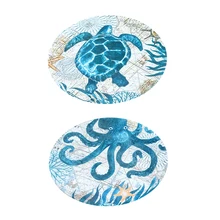 Фланелевый внутренний напольный коврик для спальни с геометрическим принтом 40x60 см