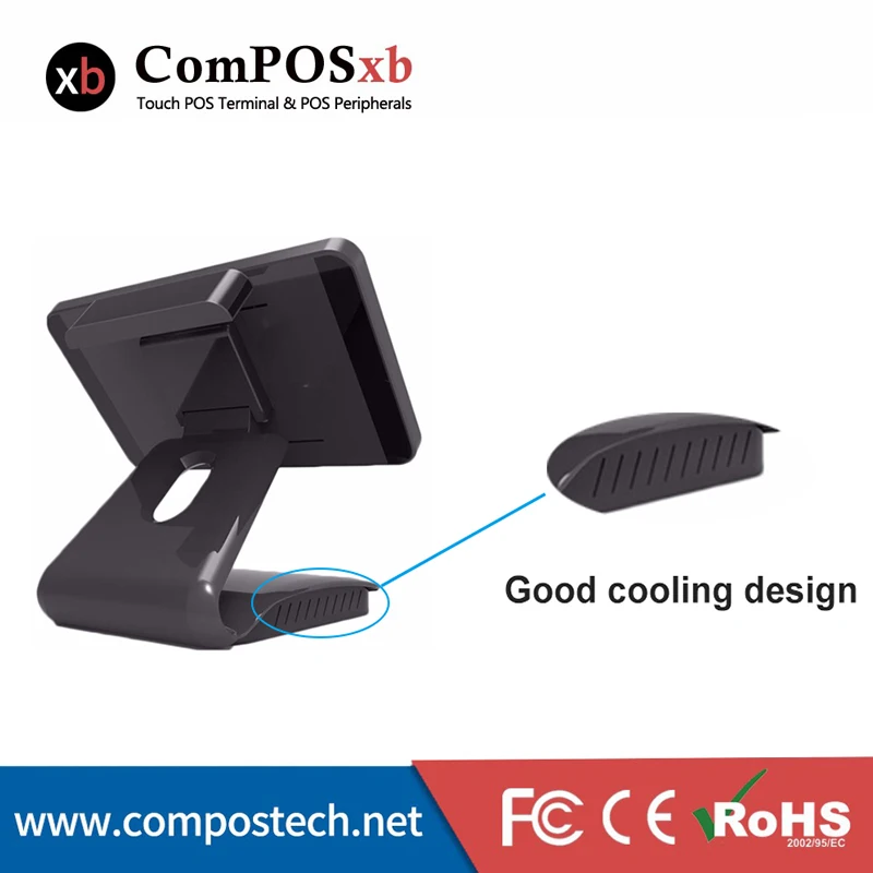 High quality POS system15.6 inch capacitive touch screen 4G RAM 64G hard disk POS terminal with VFD customer display