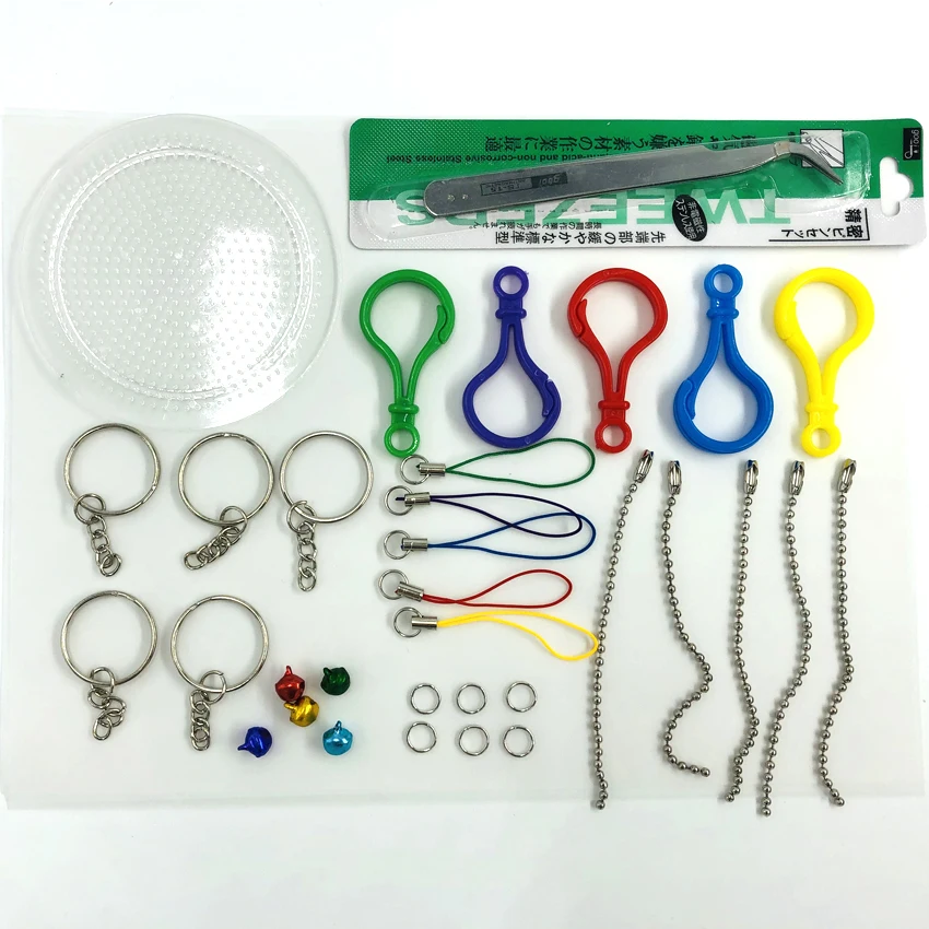 samll accessories 1 DOLLRYGA 2,6 мм Хама перлер Железный бисер игрушки для детей Хама бусины предохранитель Diy головоломки Мини бисер набор с аксессуарами дети ремесло - Цвет: samll accessories 1