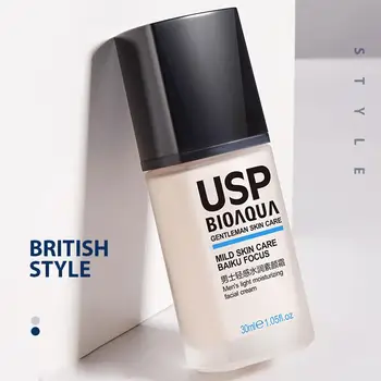 

30ml Men BB Cream Nourishing Natural Whitening Skin Care Men Base Care Face Effective Sunscreen Foundation T8J6