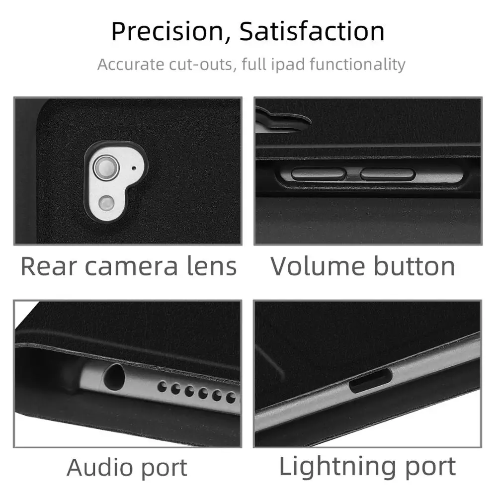 Чехол-клавиатура с сенсорной панелью для iPad 9,7 Air 3 10,5 Pro 11 mini 5 7,9 дюймов чехол-клавиатура для мыши для iPad 7th 10,2 клавиатура