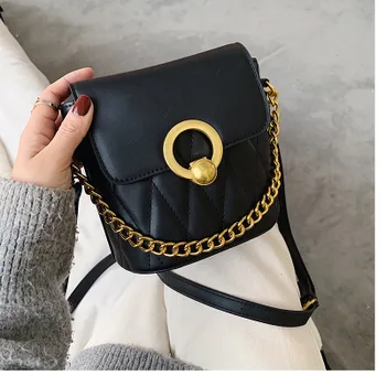 

mini Bag Women purse 2020 New Korean Lingge Women's Bag Fashion Bucket Bag Western Messenger Bag sac main femme bolsa feminina