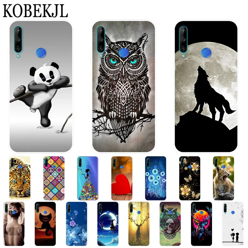 Чехол для Honor 9C чехол Huawei мягкий мультяшный силиконовый из ТПУ телефона AKA L29 9 C