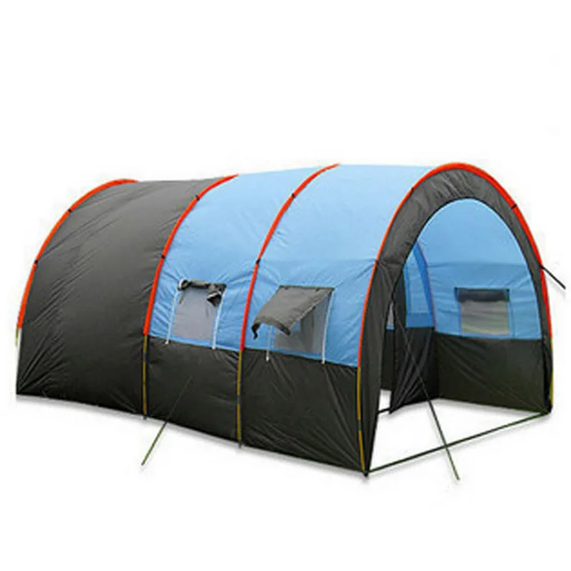 

5-8 Person Ultra-Large Tunnel Tent Thicken Layer Waterproof Outdoor Camping Tent For Family Party 4 Season Tent 480x310x210cm
