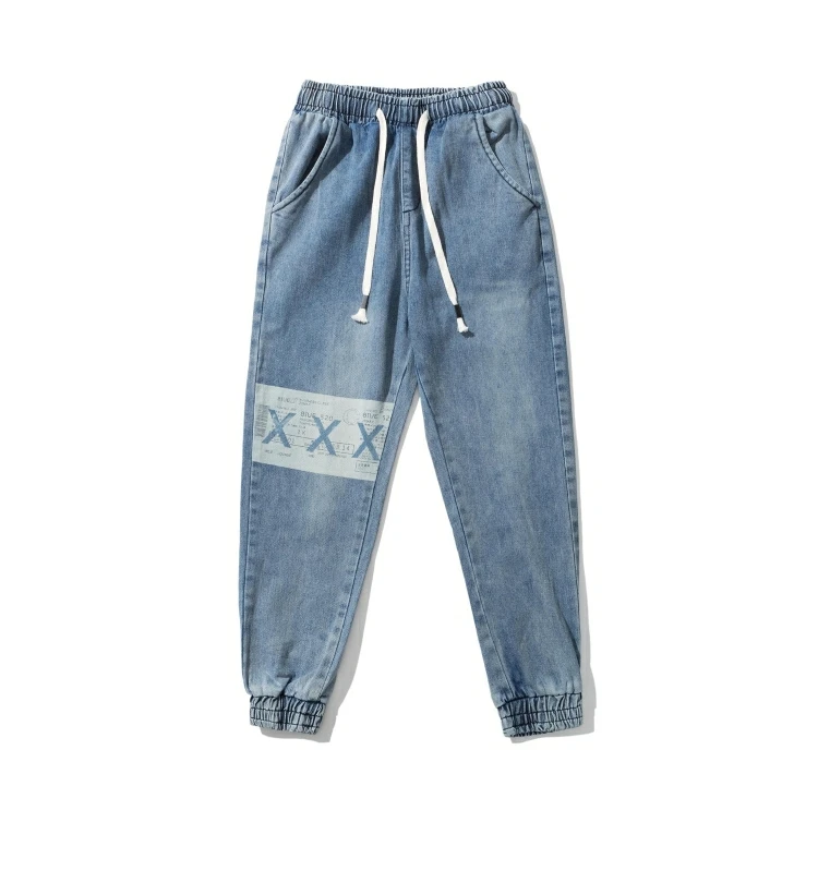 Men Jeans XXX Pants Denim Jeans Men Denim Jeans Slim Striped Jeans Hip Hop Skinny Pencil Pants For Male High Street