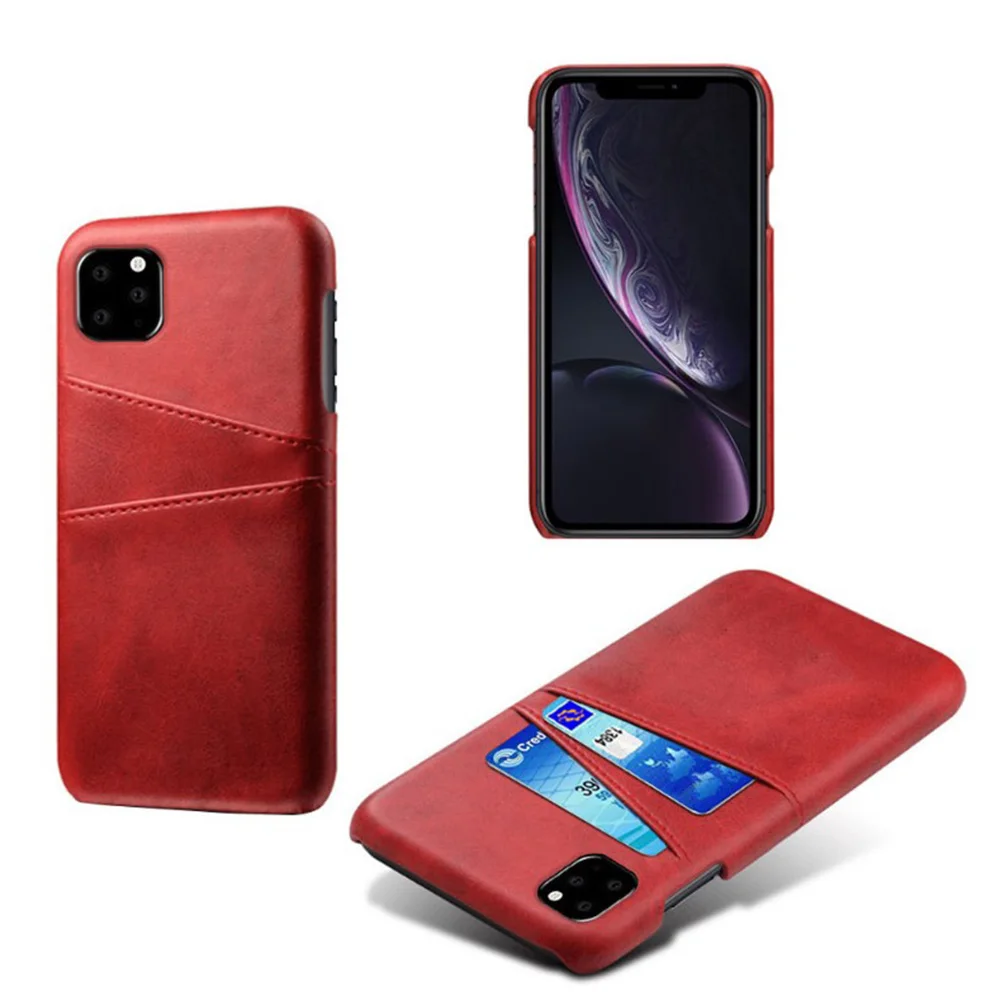 Новый Модный высококачественный двойной кожаный чехол для Apple Phone с картой iPhone 6 6s