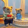 1:12  Forest Animal Family Mini  Rabbit Bear Panda doll girl play house doll setForest Family Villa Furniture Set Toys 3