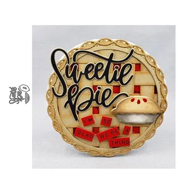 

JC Sweetie Letters Words Cake Metal Cutting Dies DIY Scrapbook New Die Cut Card Make Stencil Craft Mold Mould Model Decoration