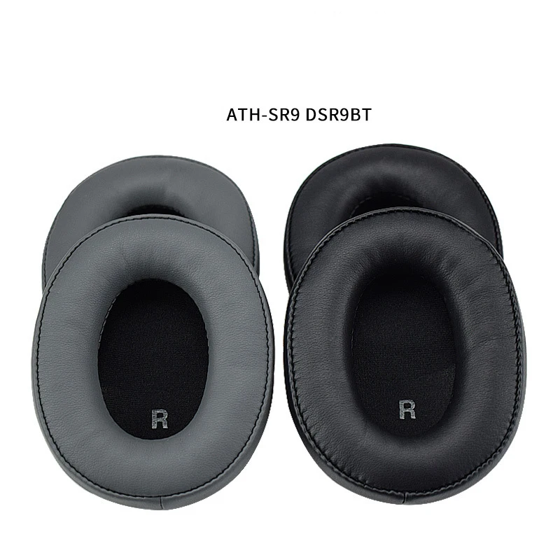 Soft Comfortable Earpad Replacement for ATH SR9 ATH DSR9BT Headphone Ear Pad Ear Cushion Ear Cups Ear Cover Earpads Repair Parts