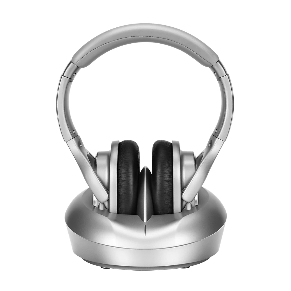 Zanchie Wireless Headphones for TV Watching with RF Transmitter 330ft Range Digital OPTICAL RCA AUX 10Hrs Battery No Audio Delay