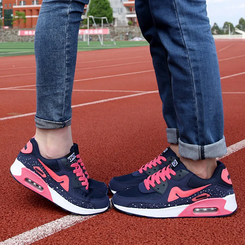 

Low Top Lace-up Athletic Shoes Fashion Casual COUPLE'S Shoes Breathable Cushioning Air Cushion Shoes