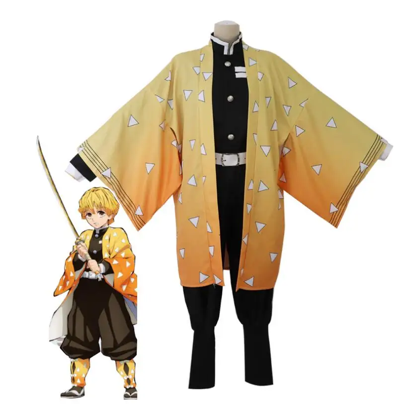 Demon Slayer: Kimetsu no Yaiba Kamado Tanjirou Kamado Nezuko Agatsuma Zenitsu Tomioka Giyuu Kochou Shinobu Косплей Костюм