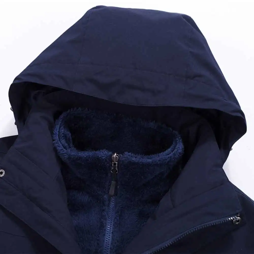 WWKK зимние мужские и женские теплые куртки для ходьбы на открытом воздухе спортивная одежда водонепроницаемые пальто одежда с капюшоном Кемпинг Треккинг Лыжная куртка
