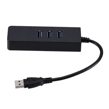 

Usb3.0 Hub Gigabit Ethernet Usb To Rj45 External Wired Network Card With 3-Port Hub Multi-Function Hub