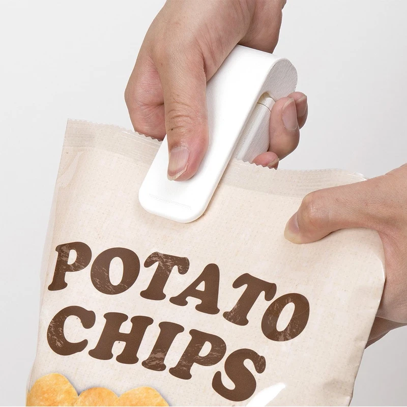 Mini sellador térmico de bolsas de plástico, Accesorios para el hogar para almacenamiento en la cocina, aperitivos, frutas y verduras