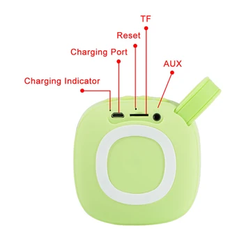 

Portable Fabric Wireless Bluetooth Speaker Mini Outdoor Support TF Card
