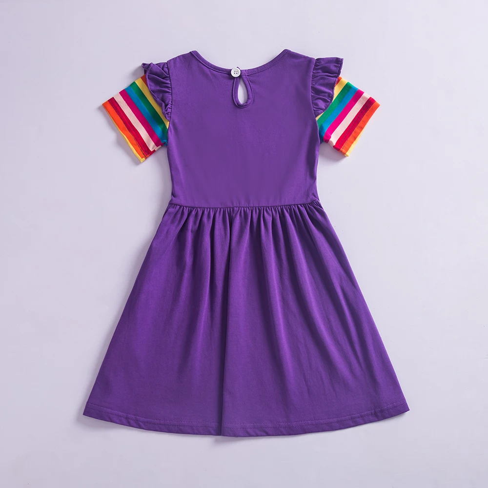 Girl short-sleeved Unicorn Dress