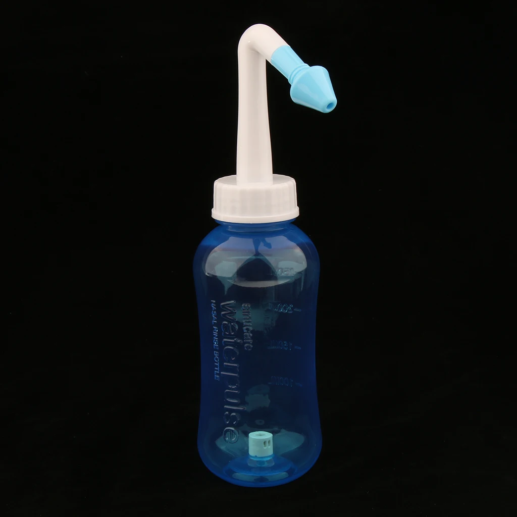 Travel Adults Kids Nasal Rinse Wash Nose Clean Irrigator Neti Pot Bottle
