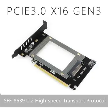 

PCIE X16-U.2 SFF-8639 Expansion Card U2X16 Pci-express 3.0 4x X16 to U.2 NVMe PCIe SSD PCI-e