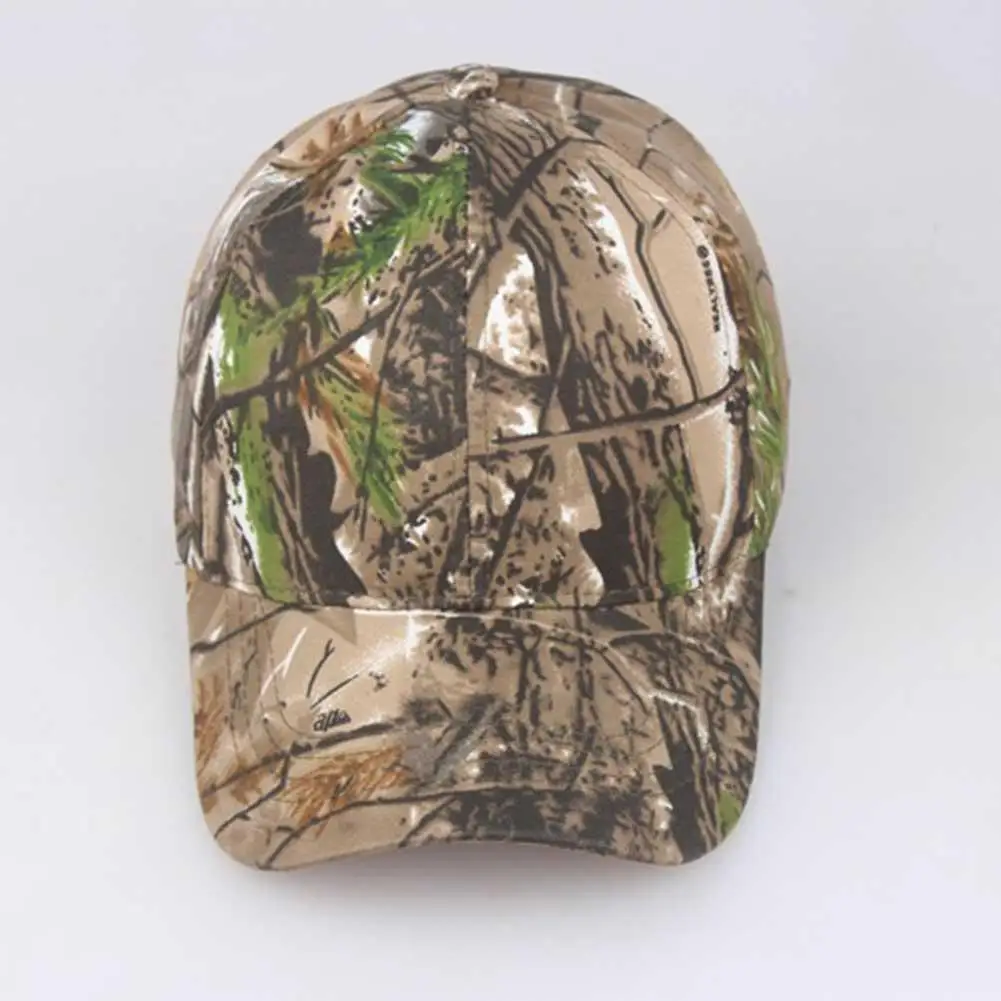Outdoor Sunscreen Quick-Drying Cap Jungle Leaves Camouflage Cap Unisex Men And Women Camo Baseball Cap Hat Casquette