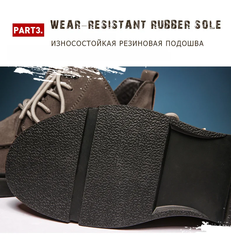 Winter Warm Snow Boots Men Lace Up Waterproof Casual Shoes Men Comfortable Safety Work Boots Rubber Ankle Shoes Big Size 48