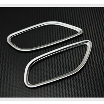 

ABS Chromed Internal Car Upper Air Vent Outlet Frame Cover Trim Car Mouldings 2PCS/SET For Mitsubishi Outlander 2013- 2017