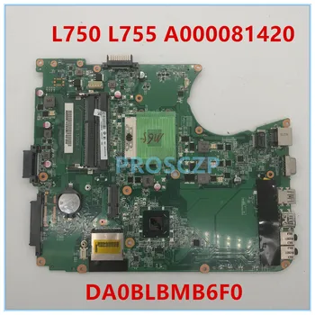 

High quality For L750 L755 Laptop motherboard A000081420 DA0BLBMB6F0 HM65 100% working well