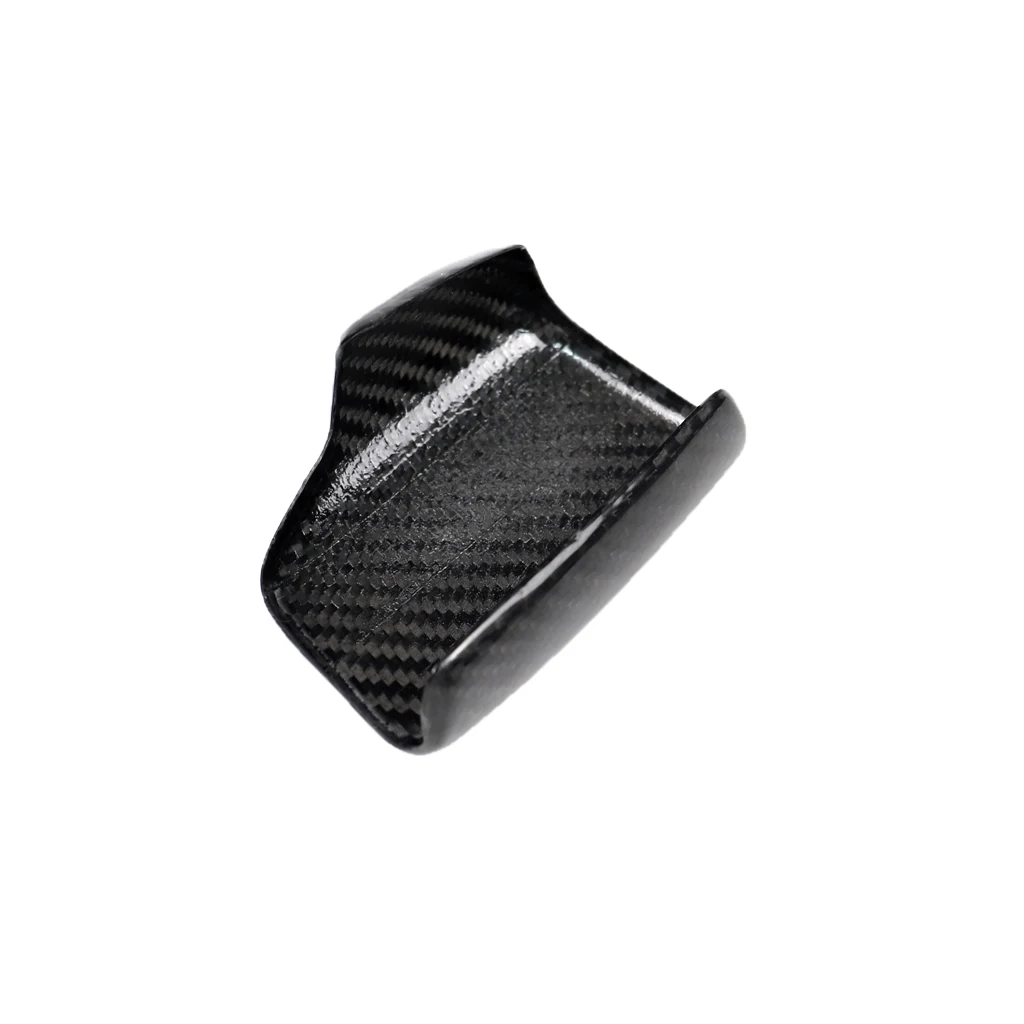 Car Interior Styling Carbon Fiber Gear Shift Knob Gear Head Sticker Cover for Audi A4 S4 RS4 B9 A5 S5 RS5 Q5 Q7