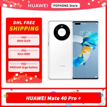 DHL Free HUAWEI Mate 40 Pro + 5G Mobile Phone 6.76‘’ 90Hz Curved Screen Kirin 9000 Octa Core 5nm crafts 50MP Ultra Vision Camera