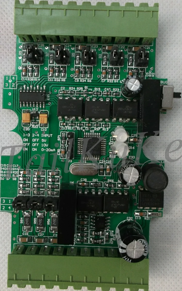 0-20mA 4-20mA 0-5V 0-10V Analog Input Acquisition Module RS485 MODBUS RTU