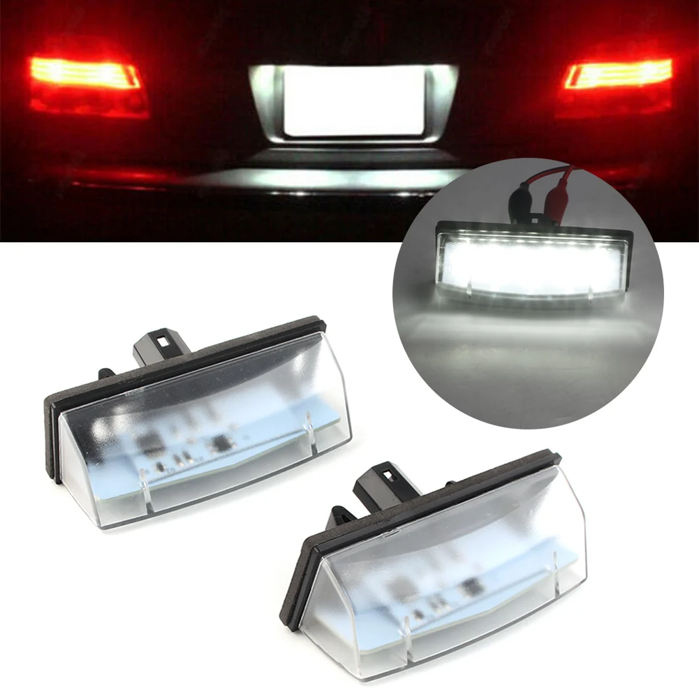 Auto License Number Plate Light white LED For Toyota RAV4 2013 2018