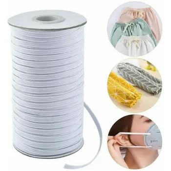 

100/140/150 Yards Briaded Elastic Band Rope Home DIY For Sewing Crafts US