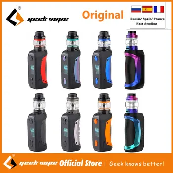 

GeekVape Aegis Solo Cerberus Kit 100W Aegis Solo Box MOD with 5.5ml Cerberus Subohm Tank Electronic Cigarette Vape