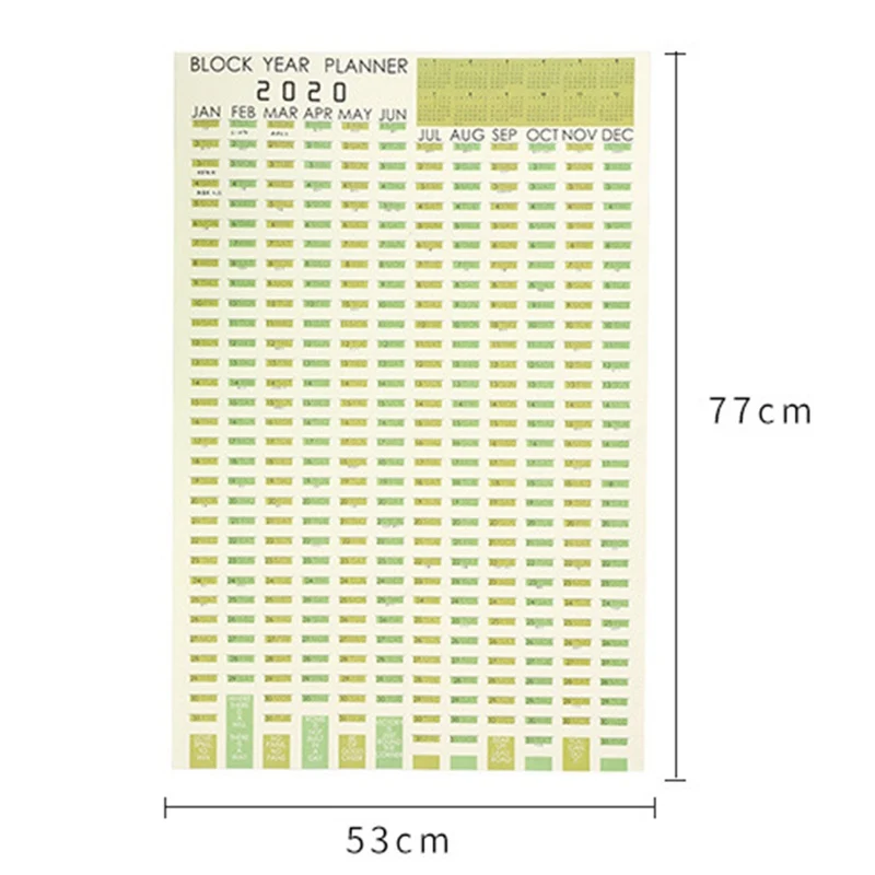 365 дней, планировщик, настенный бумажный календарь, офисный, школьный, ежедневный планировщик, заметки, Расписание, ежедневное расписание, тетрадь, Годовая программа