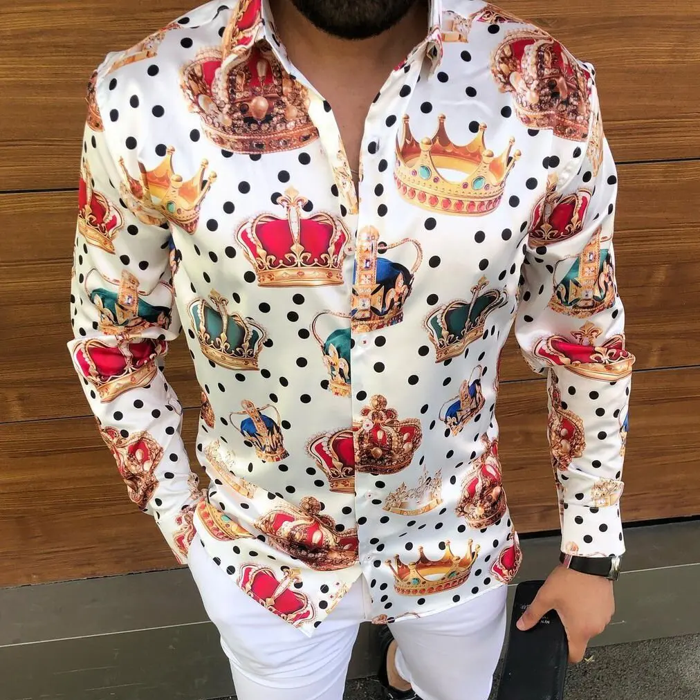 New printing Shirt Luxury Gold Yellow Leopard Clothing Men Loose Long Sleeve Chemise Tops Homme Social Men Club Prom Shirt M-3XL New printing Shirt Luxury Gold Yellow Leopard Clothing Men Loose Long Sleeve Chemise Tops Homme Social Men Club Prom Shirt M-3XL