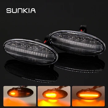

SUNKIA LED Side Marker Light for Nissan CUBE/EVALIA/LEAF/MICRA/NP300 NAVARA Perfectly Fit for Car Low Power Consumption
